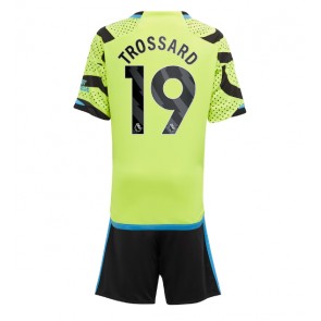 Arsenal Leandro Trossard #19 Bortaställ Barn 2023-24 Kortärmad (+ Korta byxor)